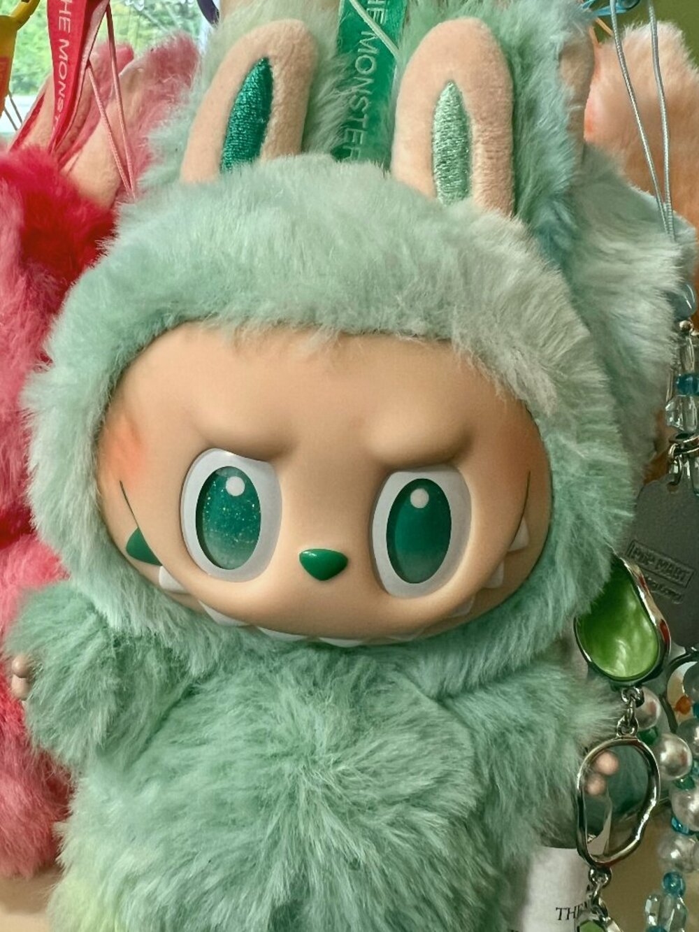 Pop Mart Labubu Big Into Energy SERENITY Confirmed Plush Pendant Green NEW